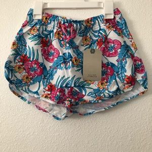 ZARA Girls Floral Shorts; NEW with Tags